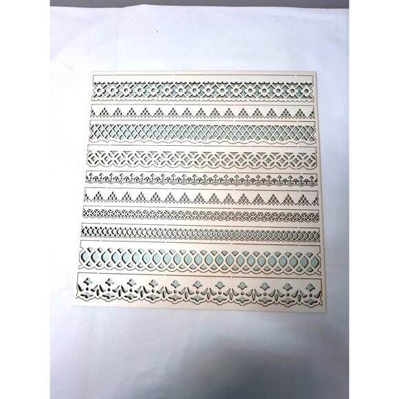 Mintay Chippies Chipboard Decor Elements Borders Set  MT-CHIP2-D39 - Picture 1 of 4
